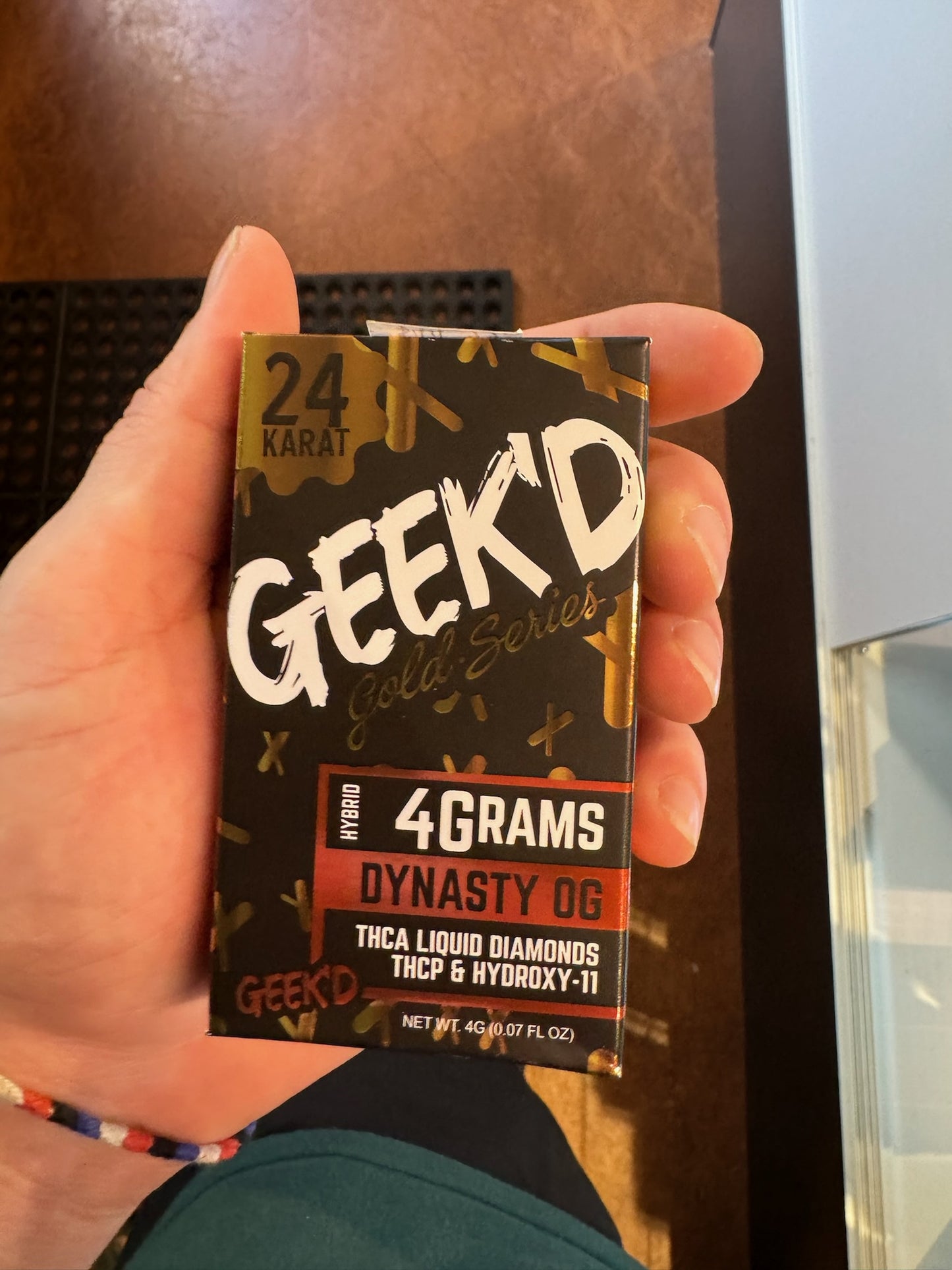 Geek'd Gold Series 4g Disposables