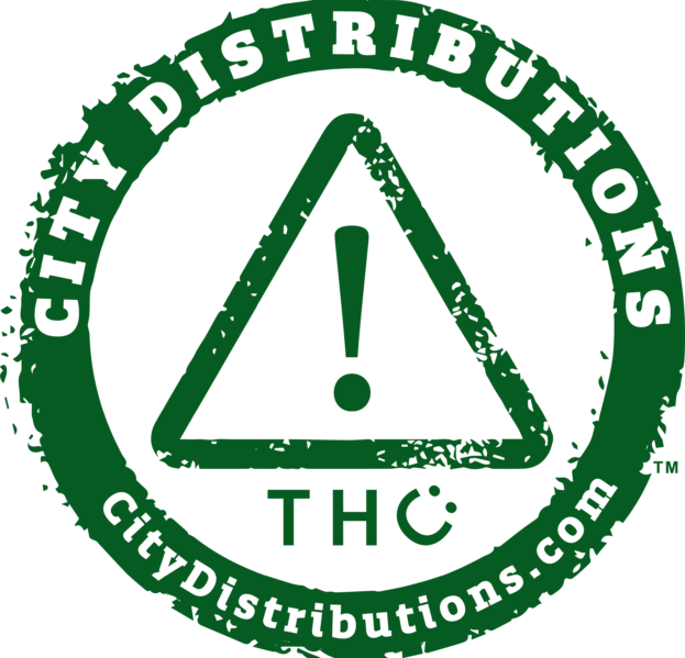 City Dist Green White Logo TM